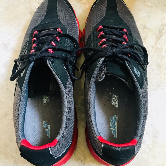 FJ FootJoy Superlites Black Red Gray Spikeless 58123 Mens Golf Shoes US 12M - Picture 10 of 10